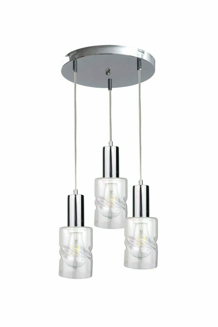 Sprawdź Lampa wisząca 3xE27 CROSS SILVER Lampa wisząca 3xE27 CROSS SILVER