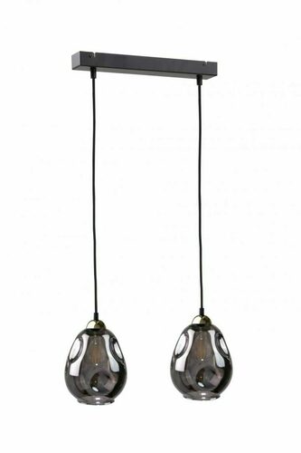 Sprawdź Lampa wisząca 2xE27 LOKI BLACK/GOLD