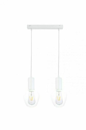 Sprawdź Lampa wisząca 2xE27 VERRE WHITE