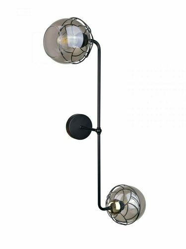 Sprawdź Kinkiet 2xE27 MERA BLACK/GOLD