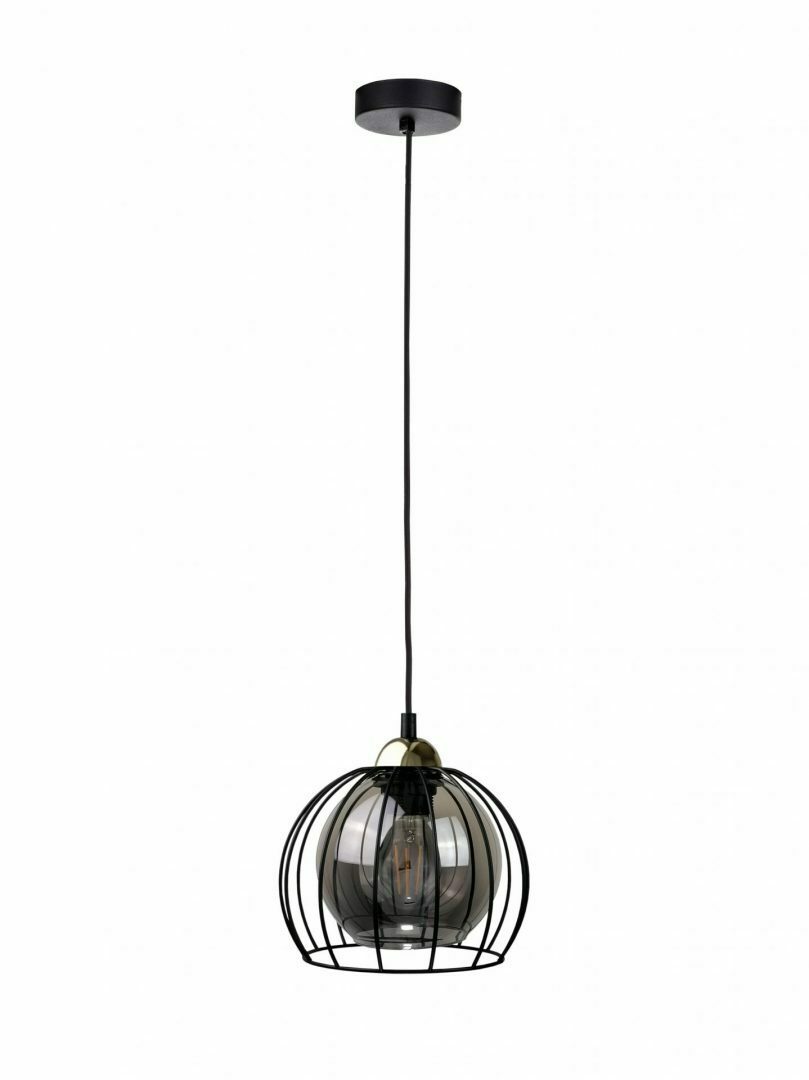 Sprawdź Lampa wisząca 1xE27 SOLO BLACK/GOLD Lampa wisząca 1xE27 SOLO BLACK/GOLD
