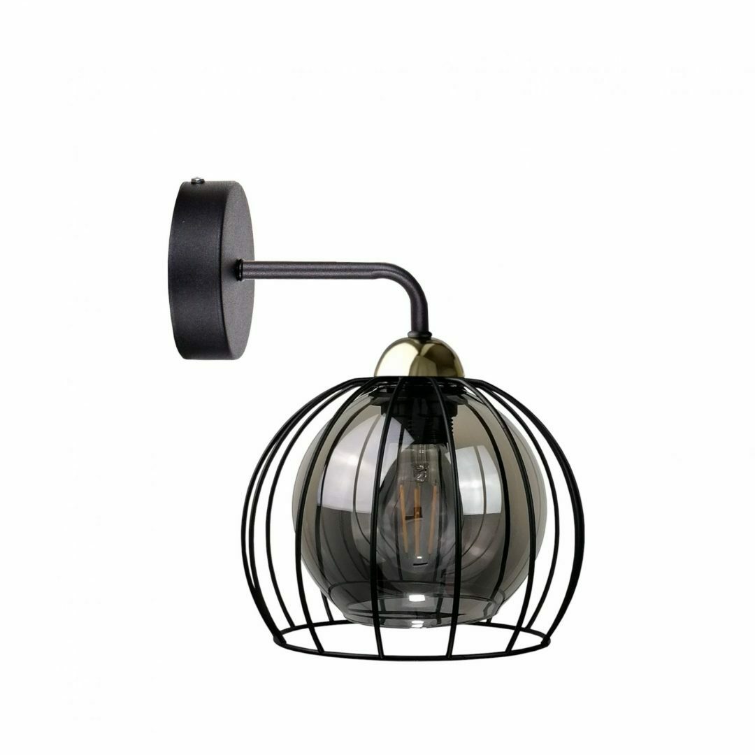 Sprawdź Kinkiet 1xE27 SOLO BLACK/GOLD Kinkiet 1xE27 SOLO BLACK/GOLD