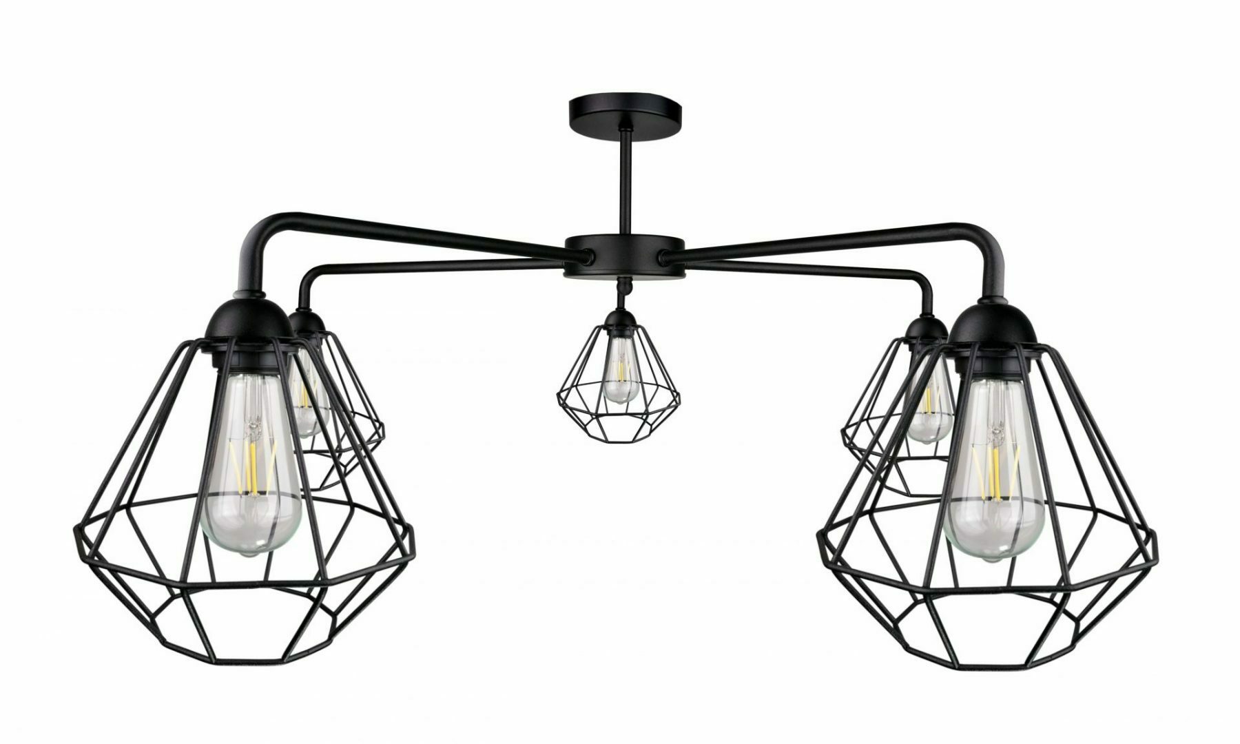 Sprawdź Lampa sufitowa 5xE27 FOSKAL BLACK Lampa sufitowa 5xE27 FOSKAL BLACK