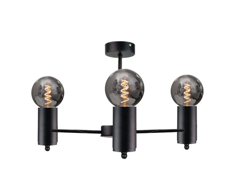 Sprawdź Lampa sufitowa 3xE27 ARDE BLACK Lampa sufitowa 3xE27 ARDE BLACK