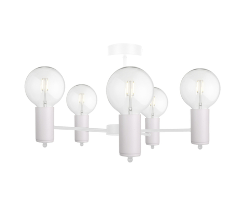 Sprawdź Lampa sufitowa Keter Lighting ARDE WHITE 1714 biała 5xE27 50 cm