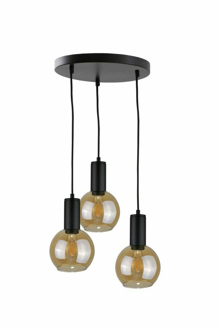 Sprawdź Lampa wisząca 3xE27 JANTAR BLACK Lampa wisząca 3xE27 JANTAR BLACK
