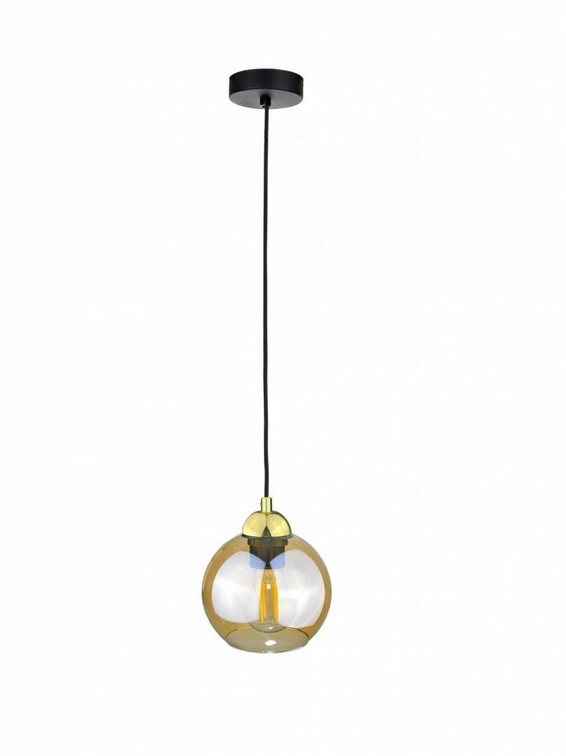 Sprawdź Lampa wisząca 1xE27 AMBRE GOLD Lampa wisząca 1xE27 AMBRE GOLD