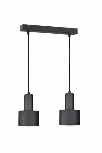 Sprawdź Lampa wisząca Keter Lighting Luce Black 2060, czarna, 2×E27, 50 cm