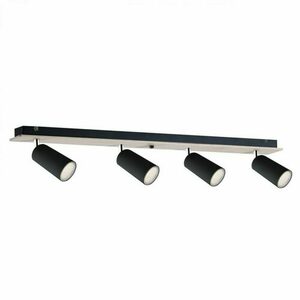 Spot sufitowy Keter Lighting EYE BLACK WOOD 4xGU10 czarny/drewno 60 cm small 0