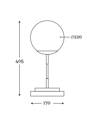 Wyświetl Lampa stojąca Bacan Table Famlight Lampa stojąca Bacan Table Famlight