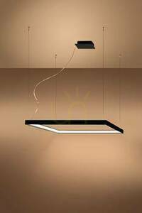 Żyrandol NELYA M czarny LED 3000K - THORO small 3