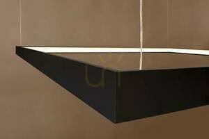 Żyrandol NELYA M czarny LED 3000K - THORO small 4