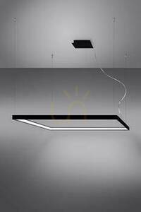 Żyrandol NELYA L czarny LED 4000K  - THORO small 3