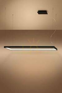 Żyrandol TUULA L czarny LED 3000K  - THORO small 2