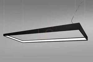 Żyrandol TUULA L czarny LED 4000K  - THORO small 4