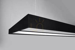 Żyrandol TUULA L czarny LED 4000K  - THORO small 5