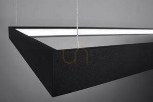 Żyrandol TUULA L czarny LED 4000K  - THORO small 6