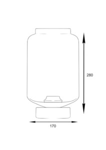 Leyte Table Amber small 4