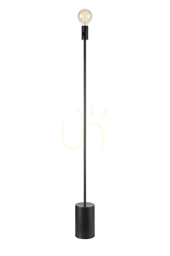 Sprawdź Lampa podłogowa Markslojd Capital 108110 czarna metalowa 135 cm