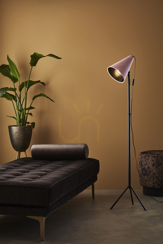 Sprawdź Lampa podłogowa Markslojd Cilla 107928 różowa czarna metalowa 150 cm
