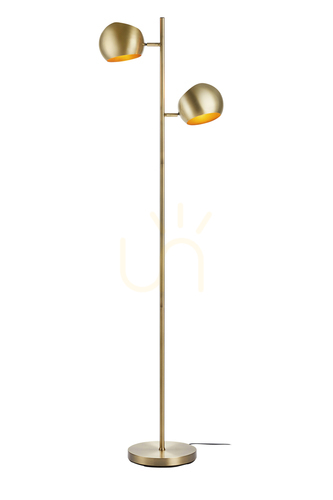 Sprawdź Lampa podłogowa Markslojd EDGAR 107742 2-punktowa antyczna metalowa 145 cm