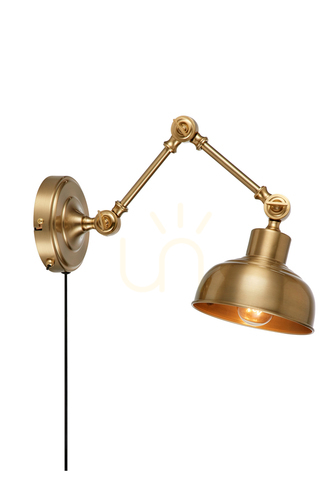 Sprawdź Kinkiet Markslojd Grimstad mosiężny metalowy 1x60W 108115