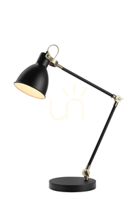Lampa stołowa Markslojd House 107739 czarna metalowa 62 cm small 0