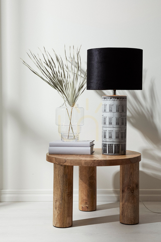 Sprawdź Lampa stołowa Markslojd Ichi 108103 czarna szara ceramiczna 64 cm