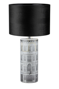 Lampa stołowa Markslojd Ichi 108103 czarna szara ceramiczna 64 cm small 0