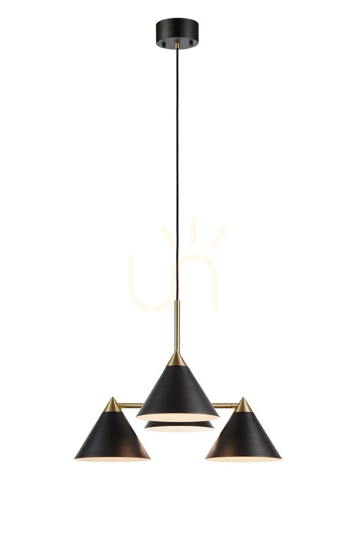 Sprawdź Lampa wisząca Markslojd Klint 4-punktowa czarna metalowa E14 108076 Lampa wisząca Markslojd Klint 4-punktowa czarna metalowa E14 108076
