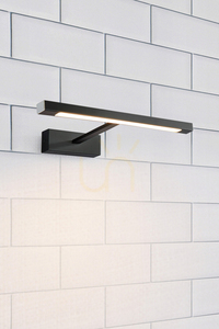 Kinkiet łazienkowy Markslojd Neptunus 107909 LED 9W IP44 czarny 60 cm small 1
