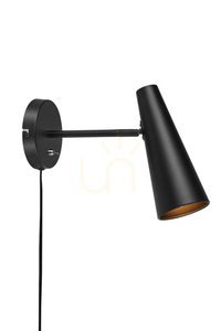 Kinkiet Markslojd Peak 107898 czarny metalowy 1x40W small 0