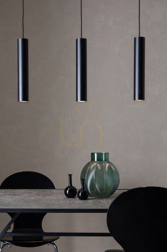 Sprawdź Lampa wisząca Markslojd Ruben 3 czarna metalowa 82 cm 107882