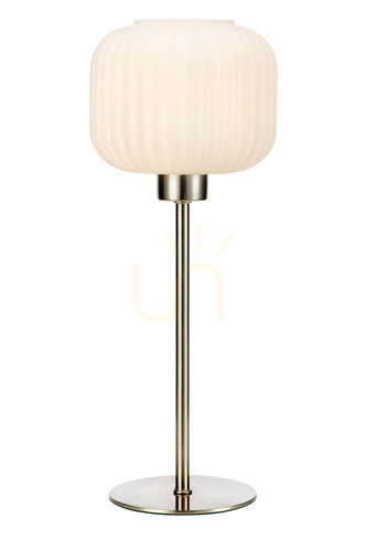 Sprawdź Lampa stołowa Markslojd SOBER 108121 biała stalowa 38 cm