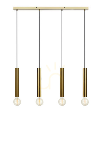 Sprawdź Lampa wisząca Markslojd Sencillo 4-punktowa mosiądz 108263