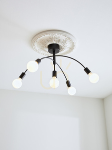 Lampa sufitowa Markslojd Cygnus 5-punktowa czarna metalowa 70 cm 108284 small 1