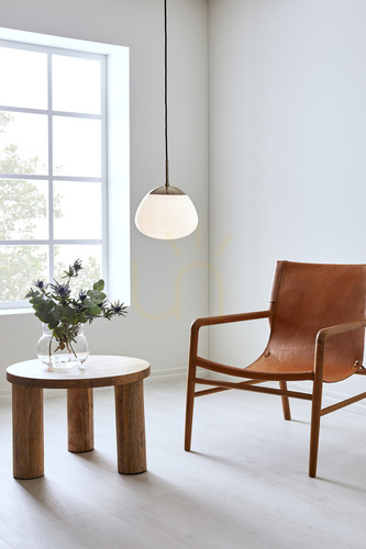 Sprawdź Lampa wisząca Markslojd Rise 108296 biała 25 cm metal szkło