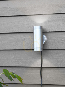 Kinkiet ogrodowy Markslojd Garden 24 Cylinder 2x3W aluminium 108170 small 1