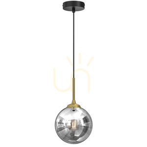 Lampa wisząca Milagro REFLEX MLP8413, dymione szkło, Ø17 cm, 1×E14 small 6