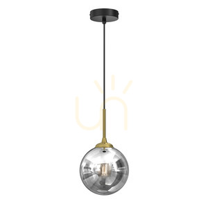 Lampa wisząca Milagro REFLEX MLP8413, dymione szkło, Ø17 cm, 1×E14 small 0