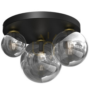 Czarna Lampa Sufitowa Reflex 2x E14 + 1x E27 small 5