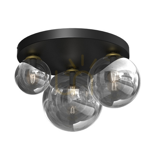 Sprawdź Czarna Lampa Sufitowa Reflex 2x E14 + 1x E27