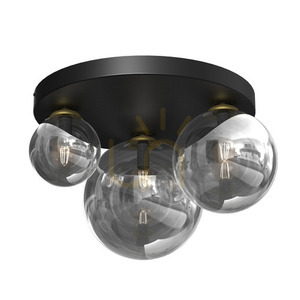 Czarna Lampa Sufitowa Reflex 2x E14 + 1x E27 small 0