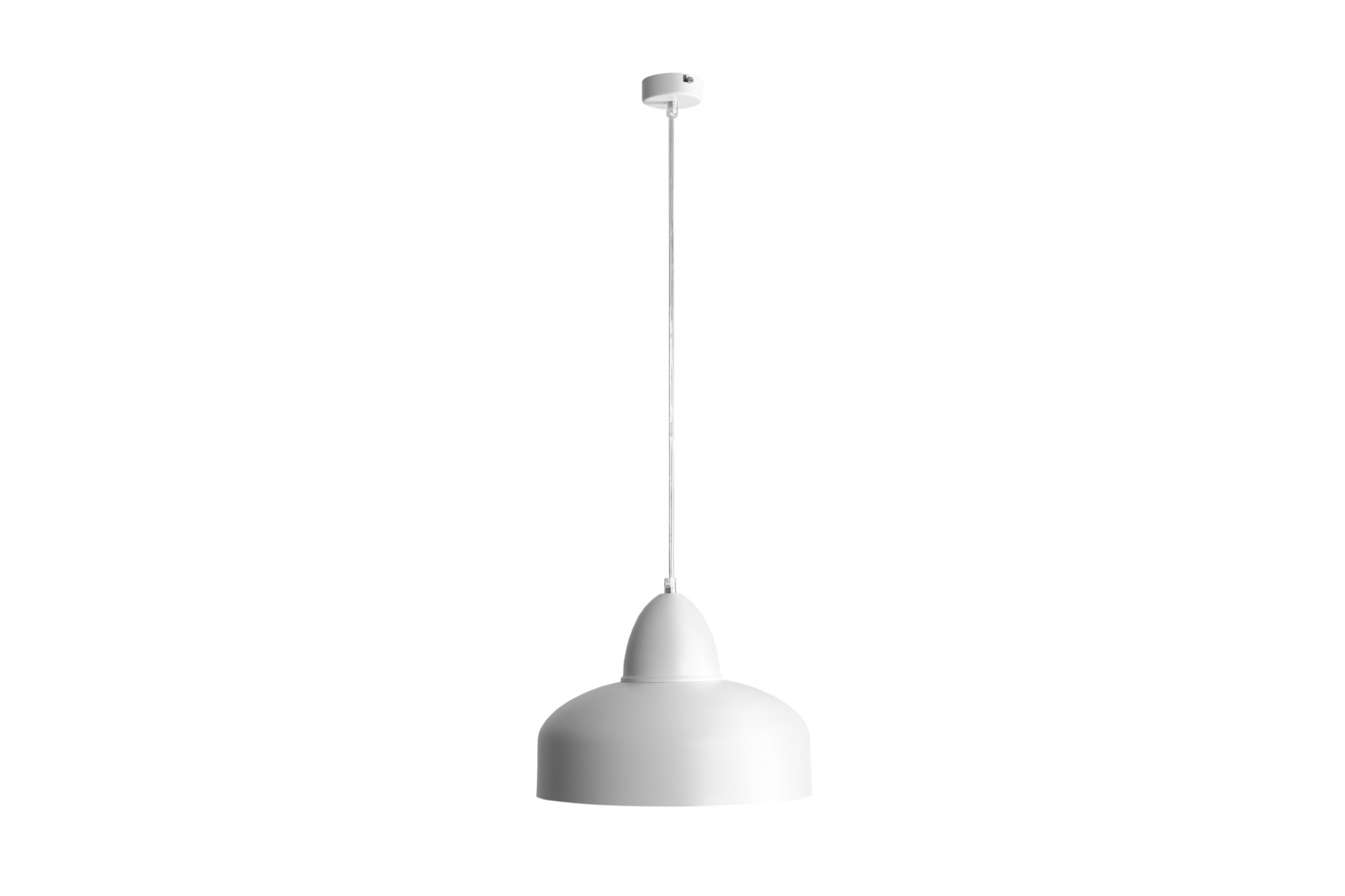 Sprawdź Lampa wisząca Aldex Como White biała metalowa E27 30 cm 946G Lampa wisząca Aldex Como White biała metalowa E27 30 cm 946G