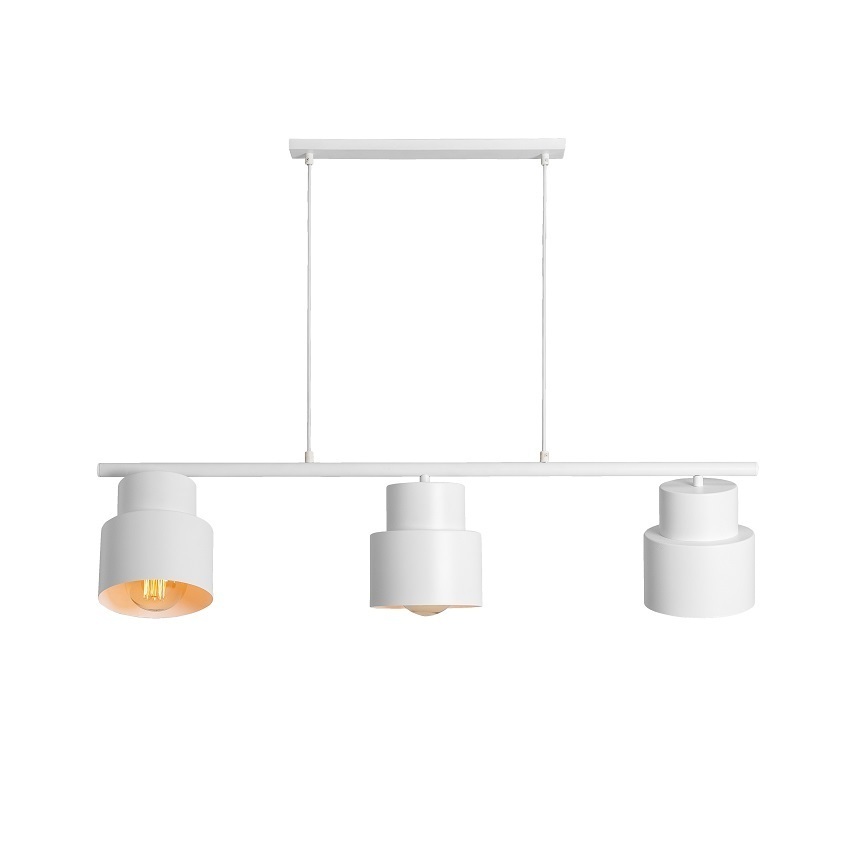 Sprawdź Lampa wisząca Aldex Kadm I 3xE27 biała 100 cm metal 1028E Lampa wisząca Aldex Kadm I 3xE27 biała 100 cm metal 1028E