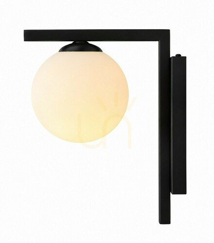 Sprawdź Kinkiet Aldex Zac Black metal, szkło E14 1x max 10W LED 1038C1_2