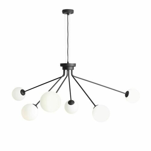 Sprawdź Lampa wisząca Holm 6 Black Aldex 1082K1