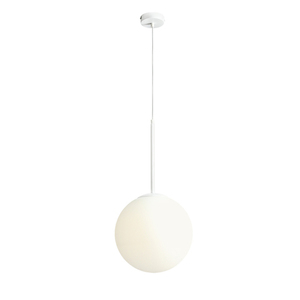 Lampa wisząca Aldex Bosso Medium 30 biała, klosz 30 cm, E27 1087G small 0