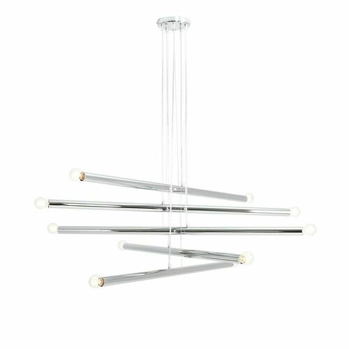 Sprawdź Lampa Wisząca Aldex Tubo 10 Chrom 10xE14 100 cm SKU 1072M4