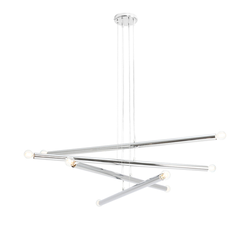Sprawdź Lampa wisząca Tubo 8 chrom Aldex 1072P4